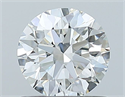 Natural Diamond 0.80 Carats, Round with Excellent Cut, F Color, VVS1 Clarity and Certified by GIA
