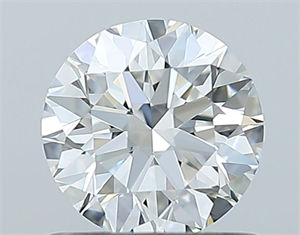 Picture of Natural Diamond 0.80 Carats, Round with Excellent Cut, F Color, VVS1 Clarity and Certified by GIA