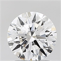 Lab Grown Diamond 1.38 Carats, Round with Ideal Cut, E Color, VVS2 Clarity and Certified by IGI