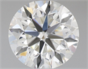 Diamante Natural 0.51 quilates, Redondo , Color J, claridad VVS1 y certificado GIA