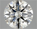 Natural Diamond 3.01 Carats, Round with Excellent Cut, H Color, VS1 Clarity and Certified by GIA