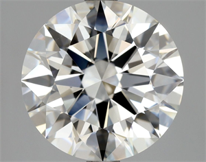 Picture of Natural Diamond 3.01 Carats, Round with Excellent Cut, H Color, VS1 Clarity and Certified by GIA