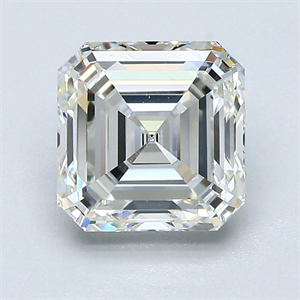 Foto Diamante Natural 2.01 quilates, Asscher , Color J, claridad VVS2 y certificado GIA de