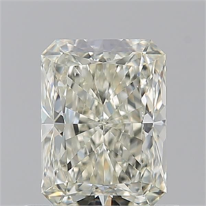 Picture of Natural Diamond 0.90 Carats, Radiant with  Cut, L Color, VS2 Clarity and Certified by GIA