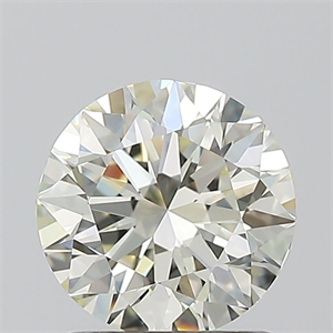 Picture of Natural Diamond 1.20 Carats, Round with Excellent Cut, L Color, VVS2 Clarity and Certified by GIA