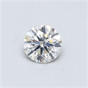 Diamante Natural 0.40 quilates, Redondo , Color H, claridad SI2 y certificado GIA