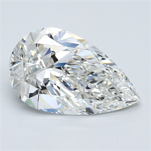 Foto Diamante Natural 5.02 quilates, De pera , Color F, claridad VS2 y certificado GIA de