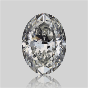Foto Diamante Natural 1.21 quilates, Ovalado , Color H, claridad SI1 y certificado GIA de