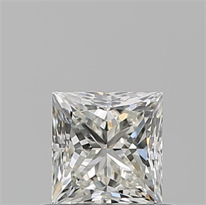 Picture of Natural Diamond 0.70 Carats, Princess with  Cut, J Color, SI2 Clarity and Certified by GIA