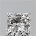 Diamante Natural 0.52 quilates, Princesa , Color H, claridad VVS2 y certificado GIA