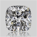 Natural Diamond 0.50 Carats, Cushion with  Cut, H Color, VS1 Clarity and Certified by GIA