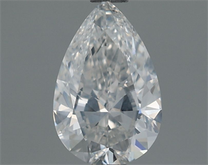 Picture of Natural Diamond 1.00 Carats, Pear with  Cut, G Color, SI2 Clarity and Certified by GIA