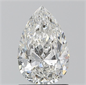 Natural Diamond 1.20 Carats, Pear with  Cut, F Color, SI2 Clarity and Certified by GIA
