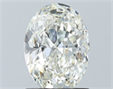 Diamante Natural 1.20 quilates, Ovalado , Color J, claridad VS2 y certificado GIA