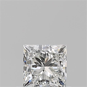 Picture of Natural Diamond 0.50 Carats, Princess with  Cut, H Color, IF Clarity and Certified by GIA