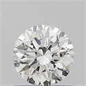 Natural Diamond 0.55 Carats, Round with Excellent Cut, G Color, SI1 Clarity and Certified by GIA