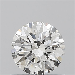 Picture of Natural Diamond 0.55 Carats, Round with Excellent Cut, G Color, SI1 Clarity and Certified by GIA