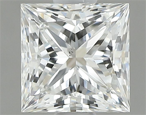 Picture of Natural Diamond 1.00 Carats, Princess with  Cut, H Color, VS2 Clarity and Certified by GIA