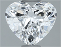 Diamante Natural 1.03 quilates, Corazón , Color D, claridad SI1 y certificado GIA