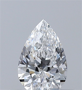 Picture of Natural Diamond 0.31 Carats, Pear with  Cut, E Color, VVS2 Clarity and Certified by GIA