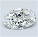 Diamante Natural 4.01 quilates, Ovalado , Color E, claridad VS1 y certificado GIA
