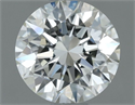 Natural Diamond 0.50 Carats, Round with Excellent Cut, H Color, VVS1 Clarity and Certified by IGI