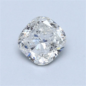Foto Diamante Natural 0.71 quilates, Del cojín , Color H, claridad I2 y certificado GIA de