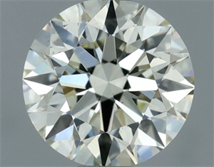 Picture of Natural Diamond 0.80 Carats, Round with Excellent Cut, K Color, VS2 Clarity and Certified by IGI