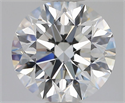 Diamante Natural 1.50 quilates, Redondo , Color F, claridad VVS2 y certificado GIA