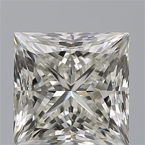 Picture of Natural Diamond 0.90 Carats, Princess with  Cut, J Color, VS1 Clarity and Certified by GIA