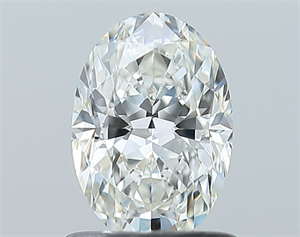 Picture of Natural Diamond 0.90 Carats, Oval with  Cut, G Color, VVS2 Clarity and Certified by IGI