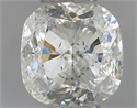 Natural Diamond 0.98 Carats, Cushion with  Cut, I Color, SI2 Clarity and Certified by IGI