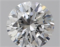 Natural Diamond 0.46 Carats, Round with Excellent Cut, E Color, VVS1 Clarity and Certified by GIA