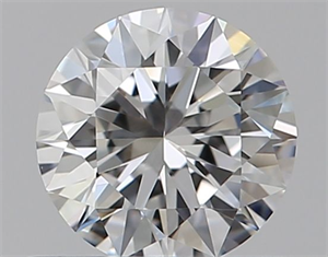 Picture of Natural Diamond 0.46 Carats, Round with Excellent Cut, E Color, VVS1 Clarity and Certified by GIA