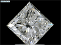 Natural Diamond 1.71 Carats, Princess with  Cut, H Color, SI1 Clarity and Certified by GIA