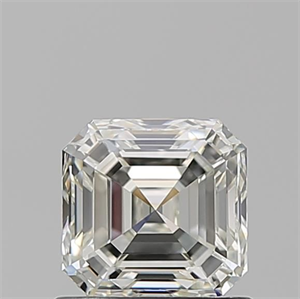 Foto Diamante Natural 0.91 quilates, Asscher , Color J, claridad VVS1 y certificado GIA de