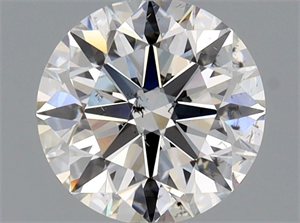 Picture of Natural Diamond 1.00 Carats, Round with Excellent Cut, F Color, SI2 Clarity and Certified by GIA