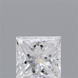 Picture of Natural Diamond 0.31 Carats, Princess with  Cut, D Color, VS2 Clarity and Certified by GIA