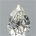 Diamante Natural 0.50 quilates, De pera , Color H, claridad IF y certificado IGI