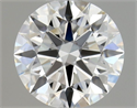 Diamante Natural 0.45 quilates, Redondo , Color F, claridad VVS1 y certificado GIA