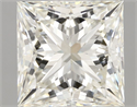 Natural Diamond 1.57 Carats, Princess with  Cut, K Color, VS2 Clarity and Certified by IGI