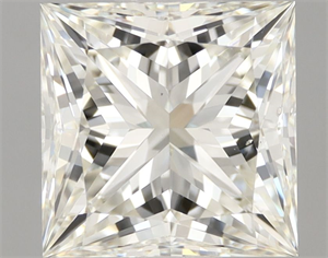 Picture of Natural Diamond 1.57 Carats, Princess with  Cut, K Color, VS2 Clarity and Certified by IGI
