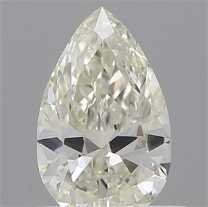 Picture of Natural Diamond 0.43 Carats, Pear with  Cut, H Color, VS1 Clarity and Certified by IGI