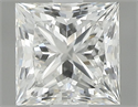 Natural Diamond 0.80 Carats, Princess with  Cut, H Color, VVS2 Clarity and Certified by GIA