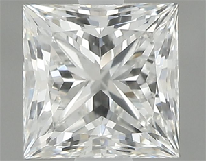 Picture of Natural Diamond 0.80 Carats, Princess with  Cut, H Color, VVS2 Clarity and Certified by GIA