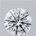 Lab Grown Diamond 3.39 Carats, Round with Ideal Cut, F Color, VS1 Clarity and Certified by IGI