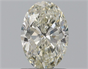 Natural Diamond 1.01 Carats, Oval with  Cut, K Color, VS2 Clarity and Certified by GIA