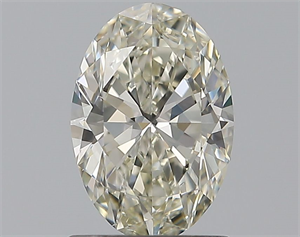 Picture of Natural Diamond 1.01 Carats, Oval with  Cut, K Color, VS2 Clarity and Certified by GIA