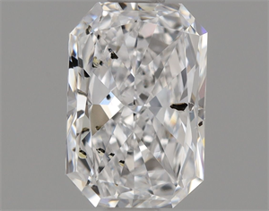 Foto Diamante Natural 0.70 quilates, Radiante , Color D, claridad SI2 y certificado HRD de