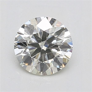 Picture of Natural Diamond 0.90 Carats, Round with Very Good Cut, L Color, SI2 Clarity and Certified by GIA